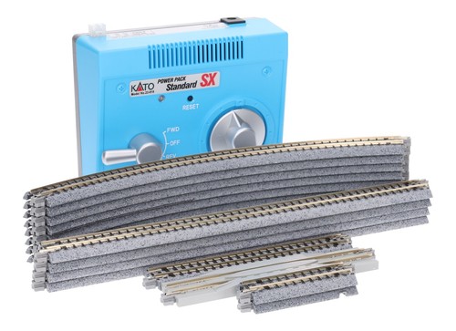 20-852 Kato Spur N M1 Basic Oval Startgleisset mit Regler (gebraucht)