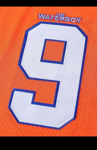 Bobby Boucher #9 The Waterboy Football Jersey Adam Sandler Orange New Size XL - Picture 3 of 4