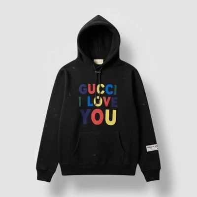 GUCCI EXKLUSIVE HOOD/HOODIE, KAPUZEN-SWEATSHIRT, VINTAGE OLD TIME EFFEKT, UNISEX - Bild 1 von 4