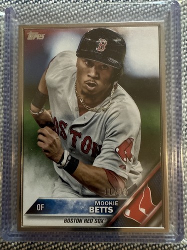 Red Sox🔥2016 Topps Ser 1 Enmarcado (Metal) Casi Set Mookie BETTS ORTIZ PUJOLS/16 - Imagen 2 de 24