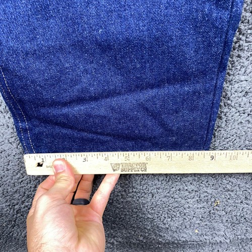 Vintage Wrangler Mens 40x32 Jeans Denim Blue Lined Workwear Casual Made In USA - Picture 7 of 10