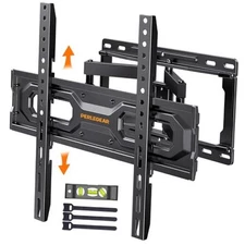  Full Motion TV Wall Mount for 26-65 inch TVs, TV Bracket Supports Swivel 
