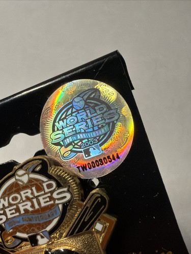 2003 Florida Marlins 100th Anniversary MLB World Series Champions Pin  - Picture 2 of 4