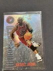 Topps Warp Speed Insert Michael Jordan Chicago 1995 plus 4 metal cards