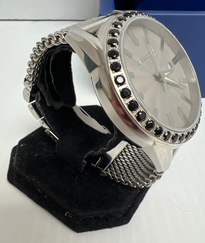 Aragon A109 Caprice Gemstone Automatic Limited Edition 46/100 Gray Dial - Picture 2 of 14