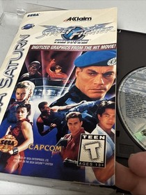 Street Fighter: The Movie (Sega Saturn, 1995) Complete w/ Manual & Registration