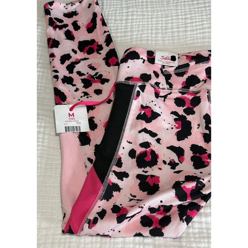Justice Girls Active Leggings Leopard Print Full Length Size M(10) NWT - Picture 3 of 6