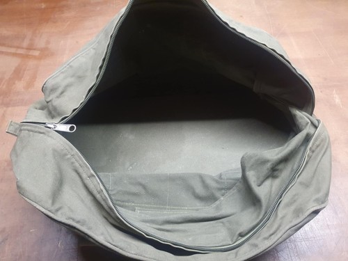 Bolso de Lona Verde Del Ejército Británico De Colección Bolsa Militar Kit de Viaje - Imagen 6 de 11