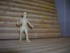 MARX ROY ROGERS  WESTERN PLAYSET 60MM VINTAGE 1950'S DRAWN PISTOL VINYL/RBR