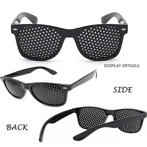 Gafas estenopeicas Gafas de agujero pequeño para entrenamiento ocular Mejora la relajación visual - Imagen 6 de 23