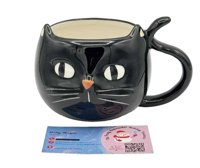 Target Hyde & Eek Black Cat Coffee Mug Cocoa Halloween 2024 15.5 oz