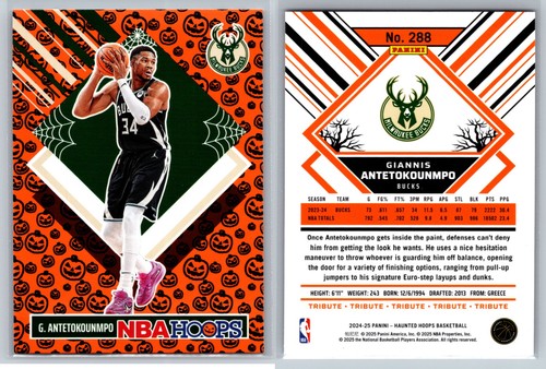 2024-25 Panini NBA Haunted Hoops ORANGE PUMPKIN Parallels #201-300 You Pick! - Picture 83 of 94