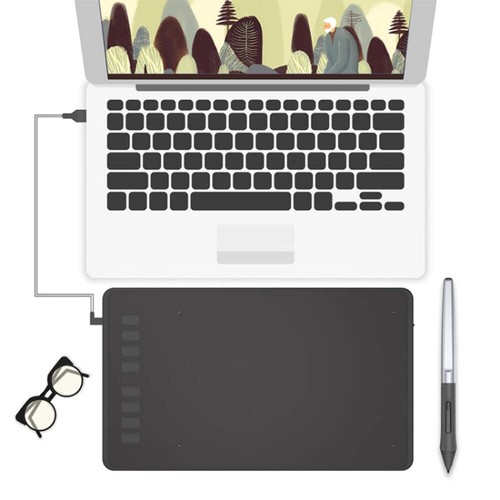 Tableta de dibujo gráficos USB arte profesional HUION Inspiroy Series H950P 5080LPI - Imagen 2 de 7