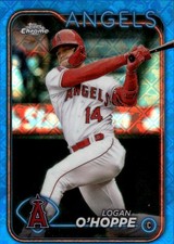 2024 Topps Chrome Logofractor Edition Logan O'Hoppe #199 Blue MLB Refractors 24K