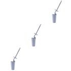  3 Count Toiletten Bürste Garnitur Ersatz Toilettenbürste Badezimmerbürste