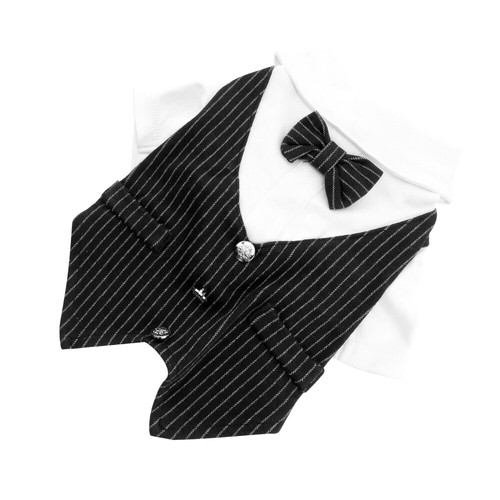 Pet Suit Clothes Pet Suit Dress Dog Bow Tie Costume Dog Sweaters Large Dogs - Picture 9 of 12