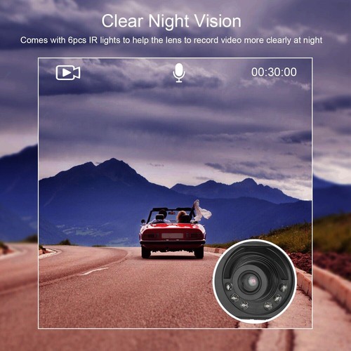 1080P HD Car Dash Camera Video DVR Recorder Front Night Vision Dashcam G-Sensor - Picture 3 of 12