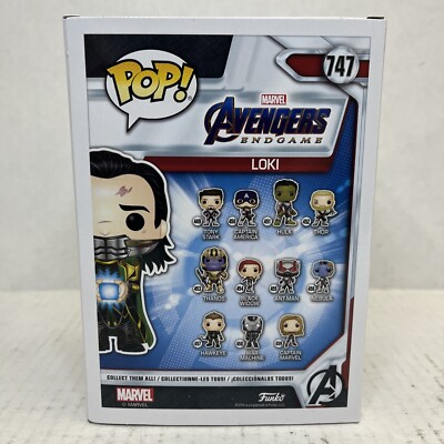 Funko POP Vinyl Marvel Avengers LOKI W/TESSERACT GITD Shop