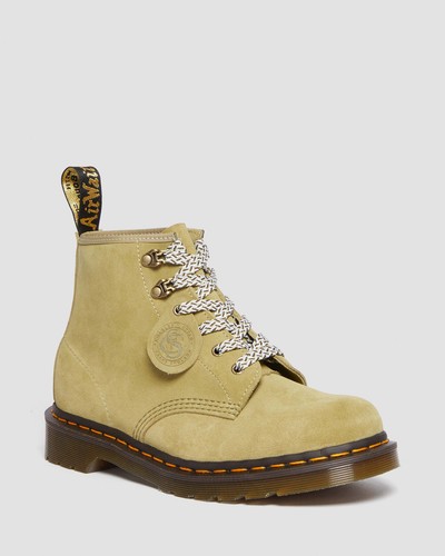 Dr. Martens MIE 101 HDW 6 Hole Boots Sage Green 30586385 Made in England Us8 - Bild 1 von 9