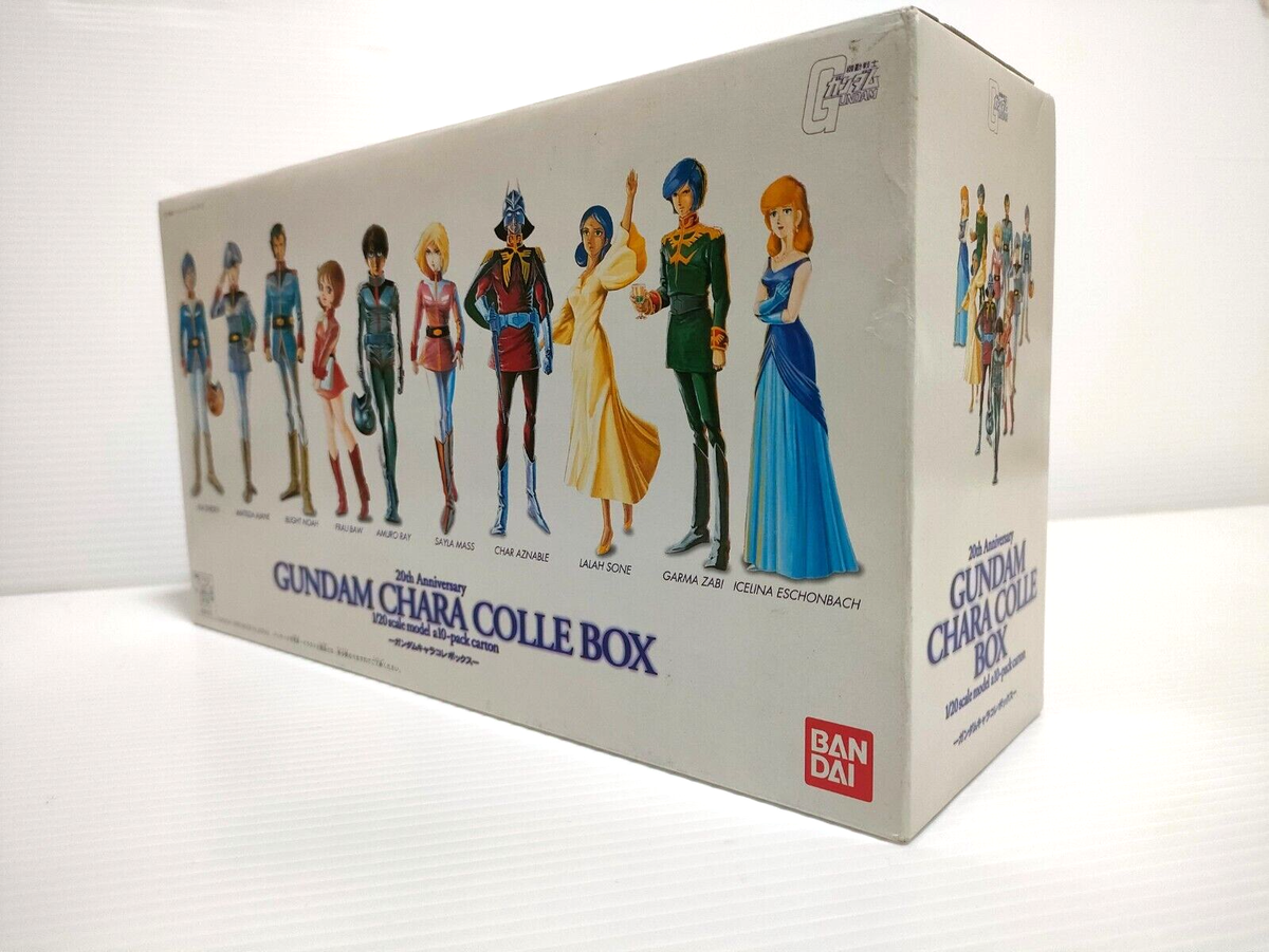 GUNDAM CHARA COLLE BOX 1/20 Scale 10 Pack Set 20th Anniversary