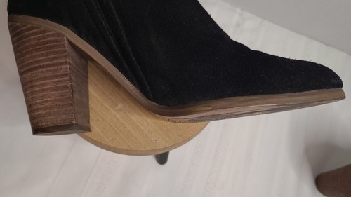 Vince Camuto Francia Bootie, Black Suede, Women Size 10 M - Picture 16 of 17