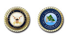 Naval Station Pearl Harbor US Navy Challenge Coin Officially Licensed US Navy