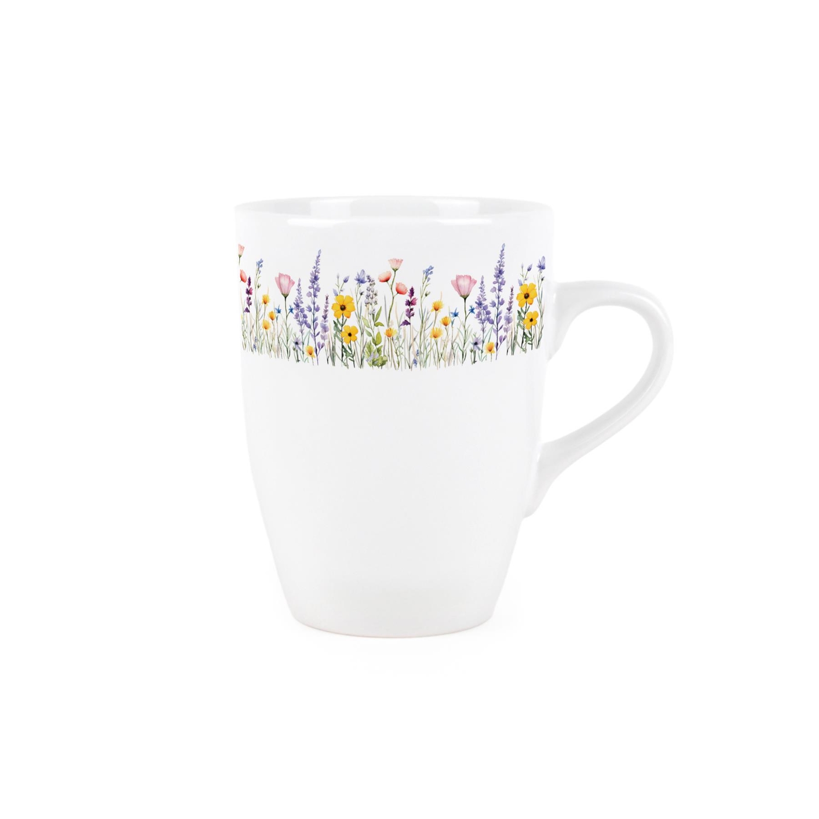 Floral Meadow Mug - Pastel Wildflowers Gifts for Her - Tea/Coffee Ceramic Cup