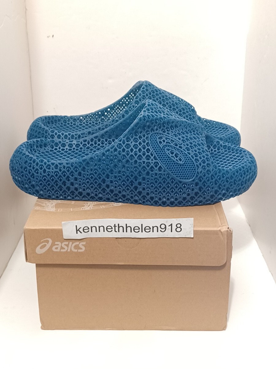 NEW ASICS ACTIBREEZE 3D SANDAL 1013A130-400 MAKO BLUE MENS SIZE M