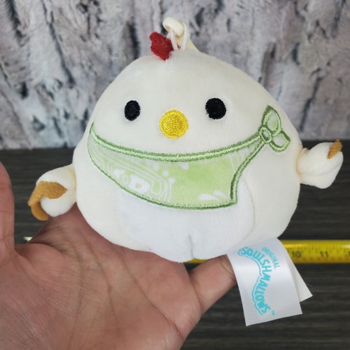 Squishmallow Todd Rooster Lmtd Ed Backpack Clip On Stuffed Plush Toy 3.5"EUC - Picture 3 of 5