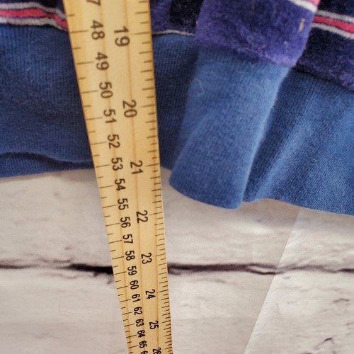 IZOD LACOSTE Shirt Boys 20 Vintage Striped 70s 80s Pullover V-Neck Long Sleeve - Picture 4 of 8