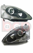 HONDA CIVIC 2003-2005 TYPE R FRONT HEADLIGHTS PAIR LEFT + RIGHT BRAND NEW PAIR