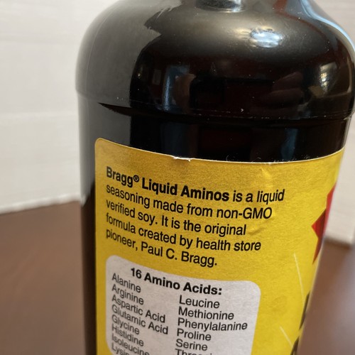 Bragg Liquid Aminos Soy Protein Seasoning 32 oz Soy Sauce Alternative - Picture 6 of 6