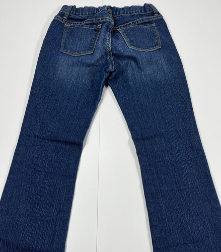 OLD NAVY Jeans Pants Girls 10 Reg Blue Denim Bootcut Stretch 25" x 25" - Picture 3 of 7