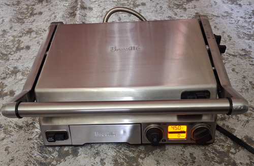 Breville Smart Grill 1800W Sandwich Press Panini Griddle Model BGR820XL