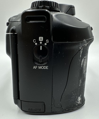 MINOLTA MAXXUM 600si AF 35mm SLR CAMERA Tested Missing Rubber On Grip - Picture 6 of 13