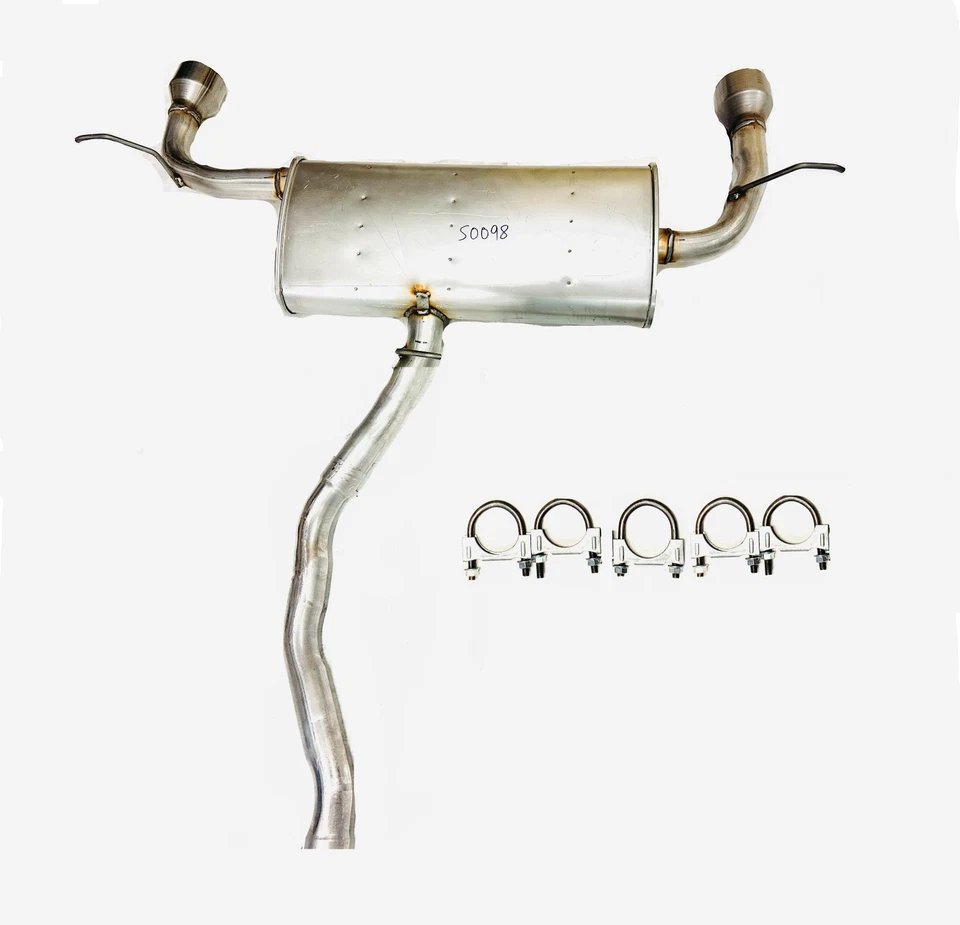 Se adapta a: Ford Edge 2012-2014 2,0 L Turbo y Ford Edge 2011-2014 silenciador de 3,5 L con tubo Foto 2 de 3