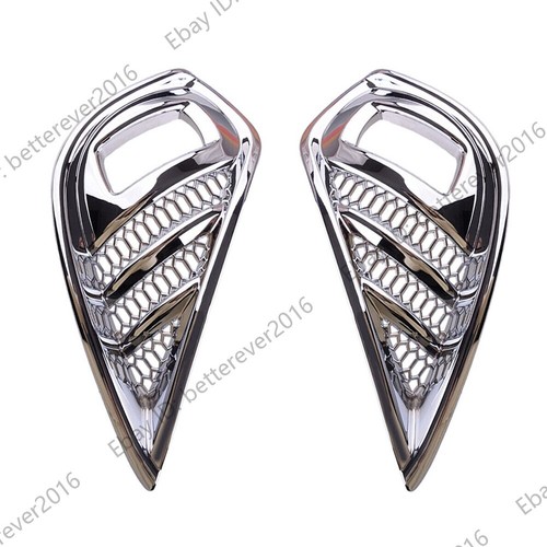 For Toyota Highlander 2020-2023 2024 2025 2026 Chrome Front Fog Light Cover Trim - Picture 4 of 11