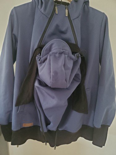 Milchshake Softshelljacke Größe XL Tragejacke blau Umstandsjacke Jacke 11 - Bild 13 von 19