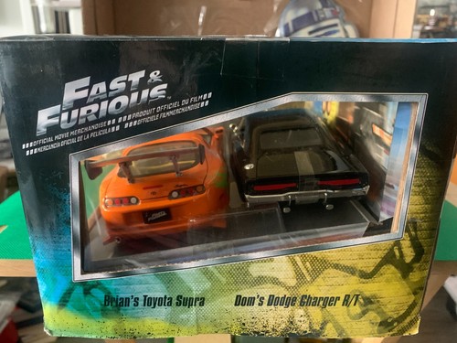 Jada Fast & Furious Dodge Charger Toyota Supra Movie Scene Edition 1/24 Die Cast - Picture 11 of 19