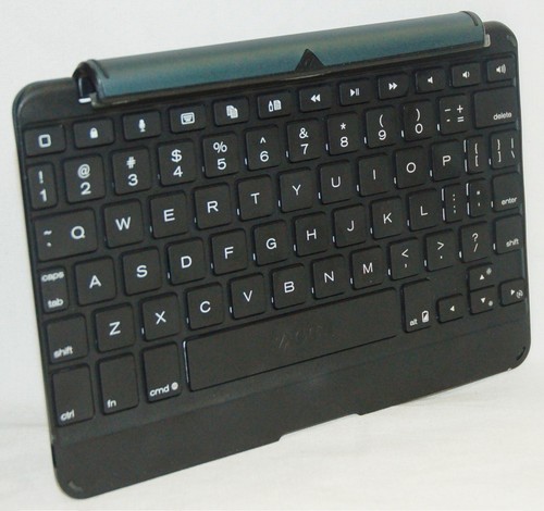 NEW ZaggKeys iPad Mini 1 BLACK Cover Keys Bluetooth 7" Keyboard Case Stand zagg - Picture 8 of 9