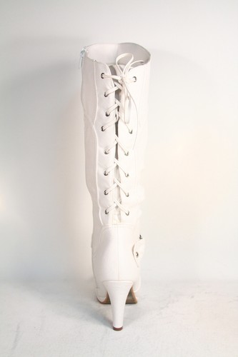 Women's Round Toe High Heel Platform Mid-Calf Knee High Boots Shoes Size 5 -11 - Picture 32 of 67