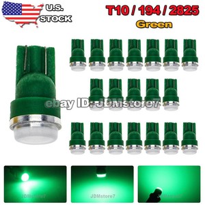 20x-Car-T10-Green-LED-5630-Chip-Wedge-Light-Bulb-158-168-192-194-2825-W5W-Lamp