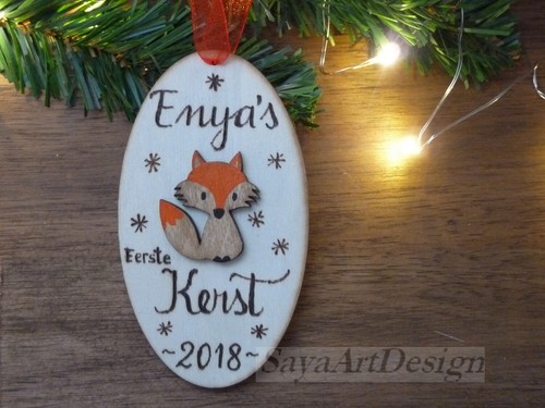 Christmas Tree Decor. Baby First Christmas. Newborn Tree Ornament - Picture 3 of 13
