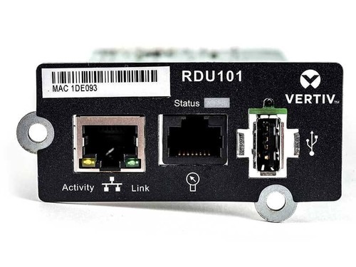 Liebert Vertiv IntelliSlot RDU101 Network Card for Uninterruptible Power Supply - Picture 2 of 3
