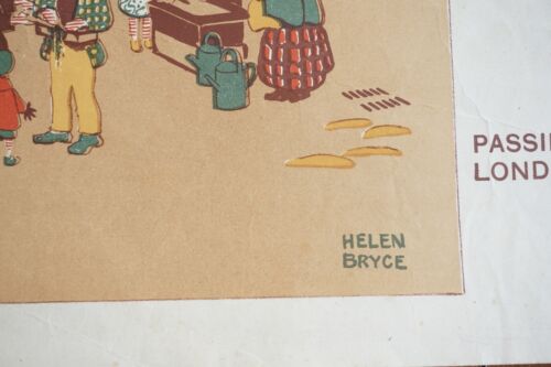 Póster de panel de autobús tranvía de transporte Farnborough Londres 1926 de Helen Bryce - Imagen 7 de 8