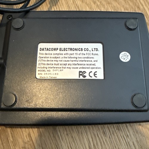 Datacomp Datapad Keypad Key Pad Number Numeric DKP18P - Afbeelding 3 van 3