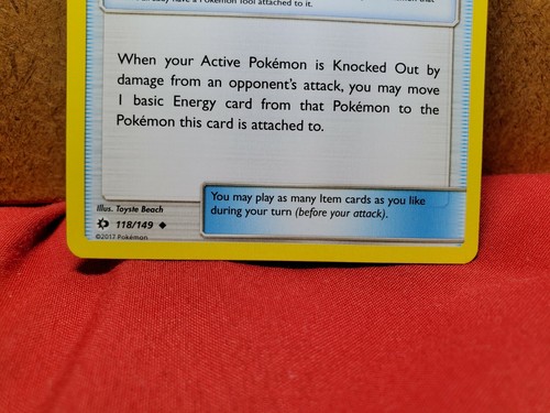 Exp. Share 118/149 Sun & Moon Base Set *Pack Fresh* Pokemon Trainer Card - Picture 4 of 7