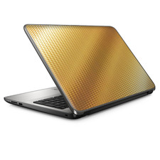 Laptop Skin Wrap Universal for 13 inch - Gold Pattern Shiney