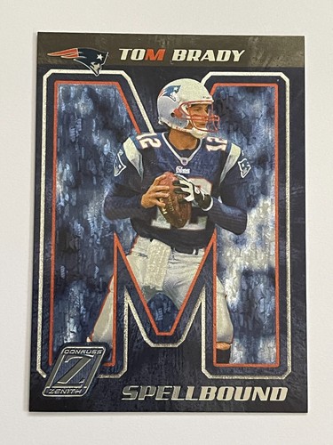 2005 Donruss Zenith Patriots Tom Brady Spellbound 'M' Insert #S-3