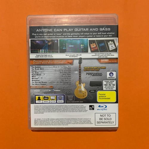 Rocksmith Complete w Manual Sony Playstation 3 PAL AUS PS3 Music Ubisoft Guitar - Picture 3 of 3